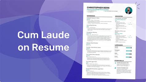 magna cum laude in resume